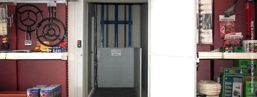 elevador de carga hidráulico