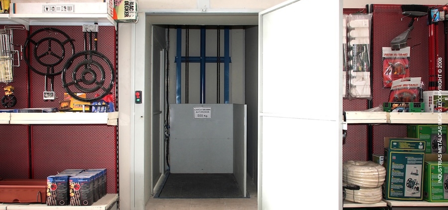elevador de carga hidráulico